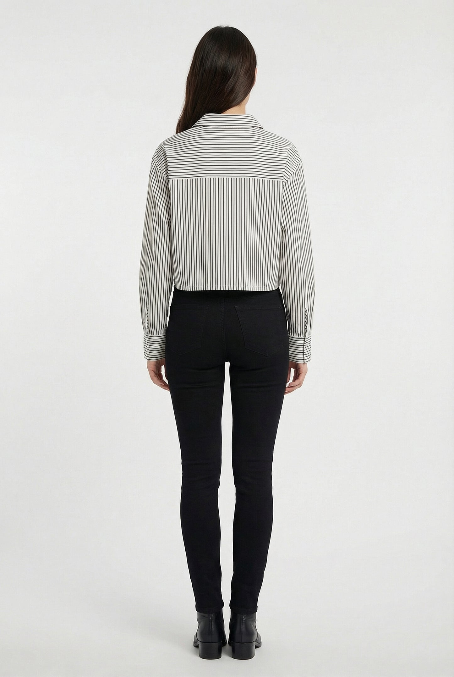 Women's Lily Star Striped Utility Crop Top