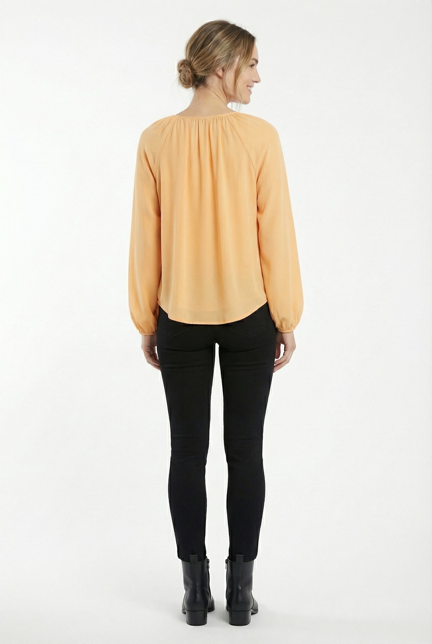 Women's Lily Star Pleated V-Neck Blouse