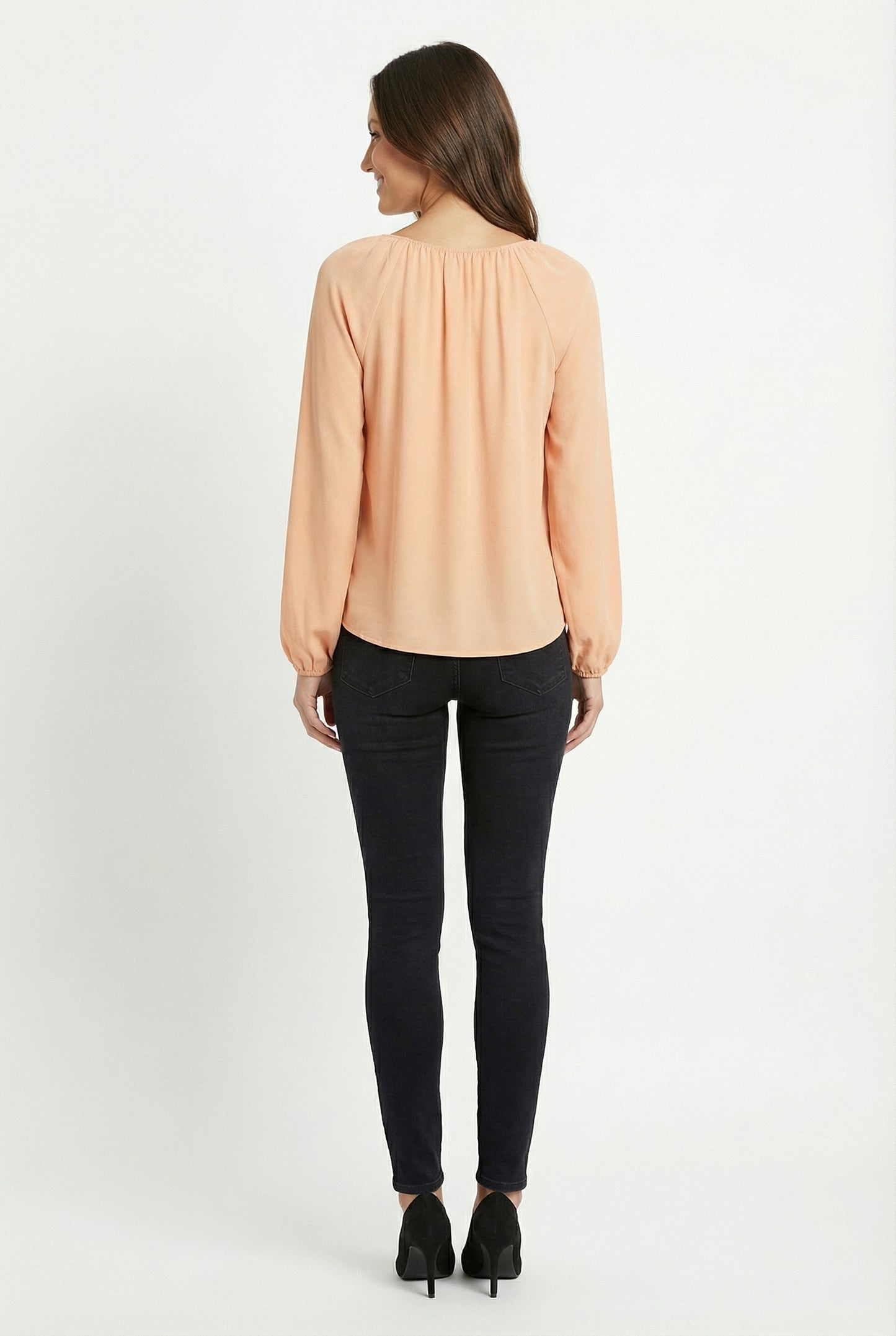 Women's Lily Star Pleated V-Neck Blouse