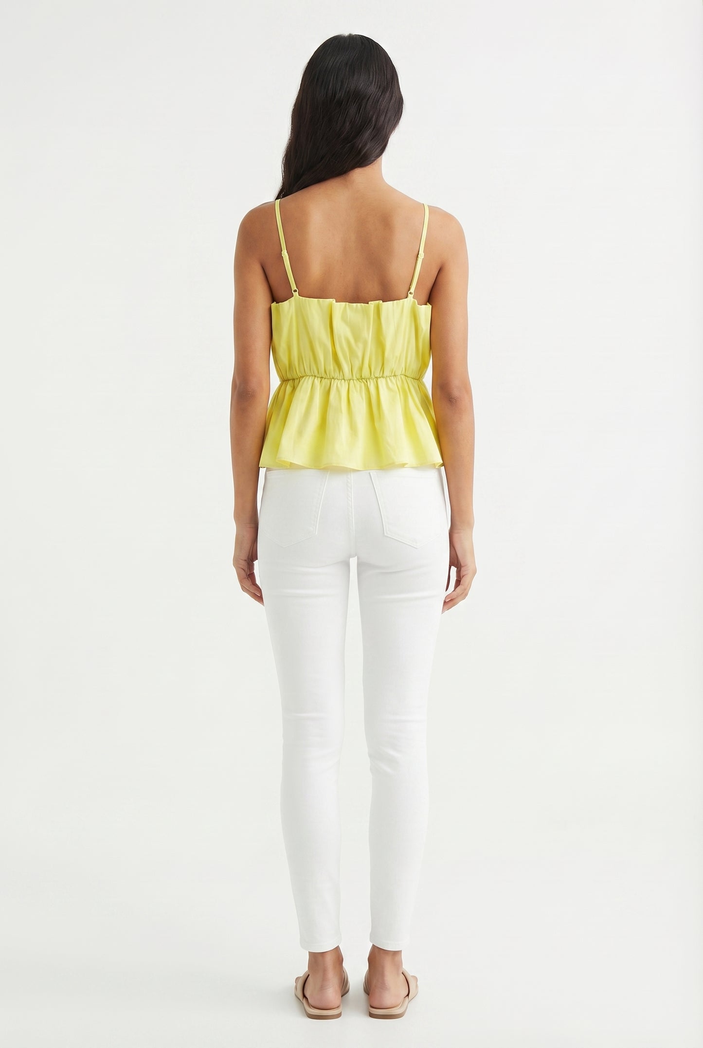 Women's Lily Star Breezy Gathered Waist Cami Top