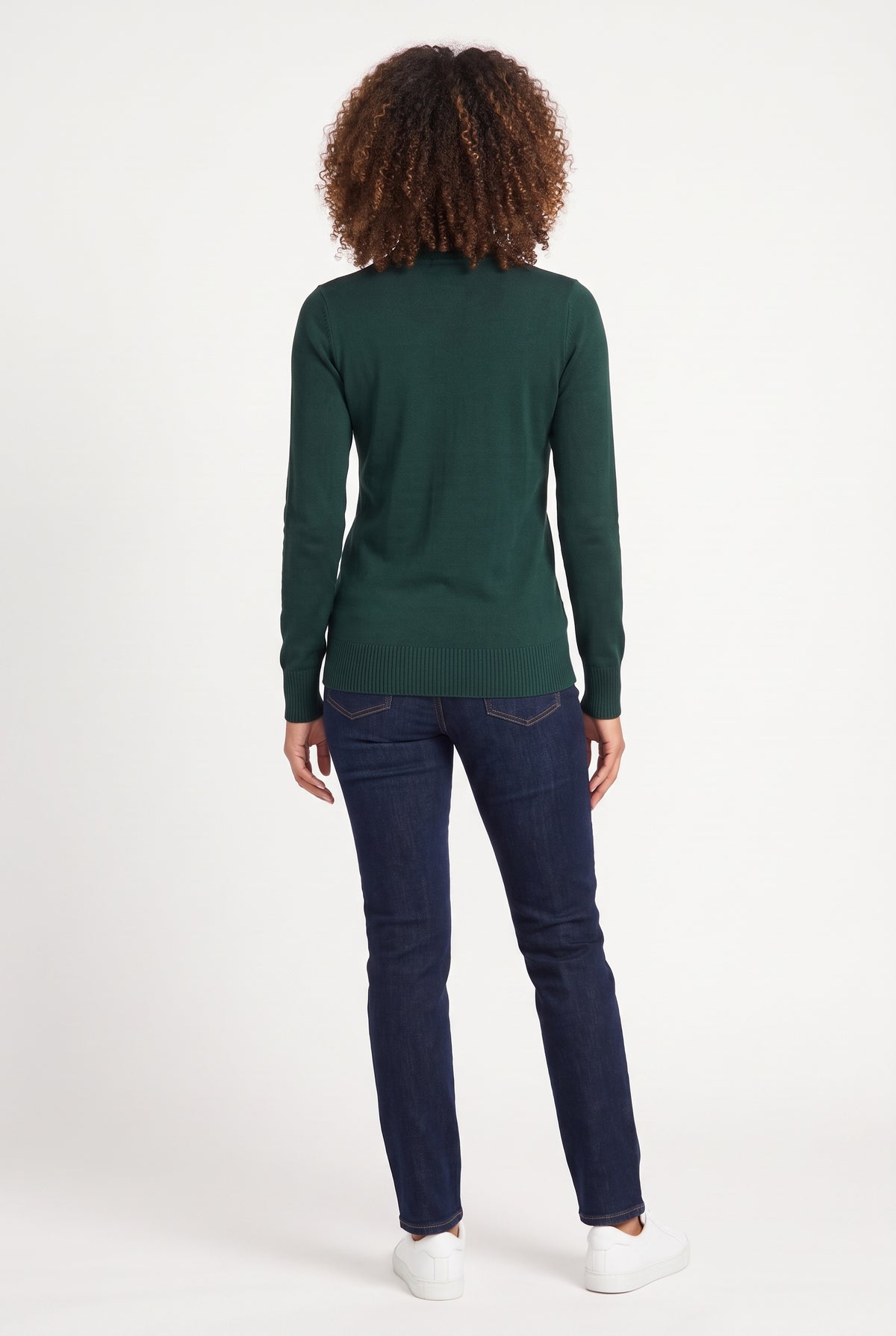 Women's June & Hudson Long-Sleeve Turtleneck Knit Sweater