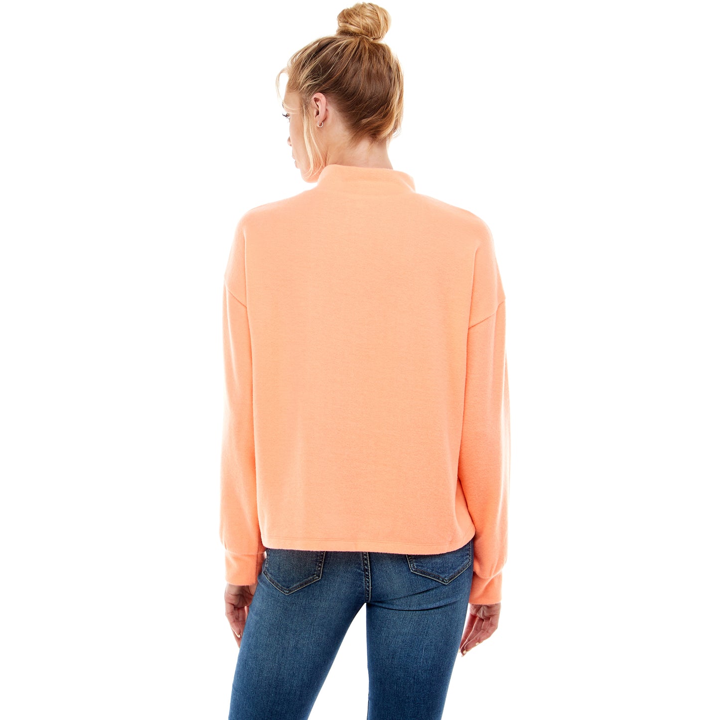 Mock Neck Long Sleeve Top