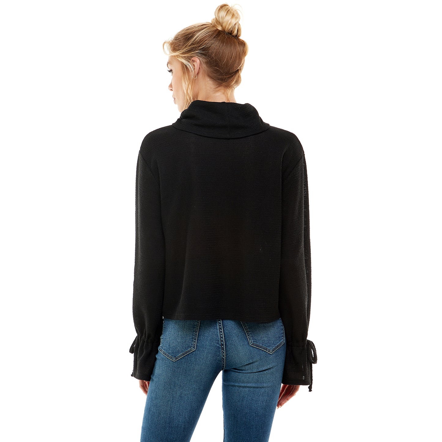 Cowl Neck Long Sleeve Top