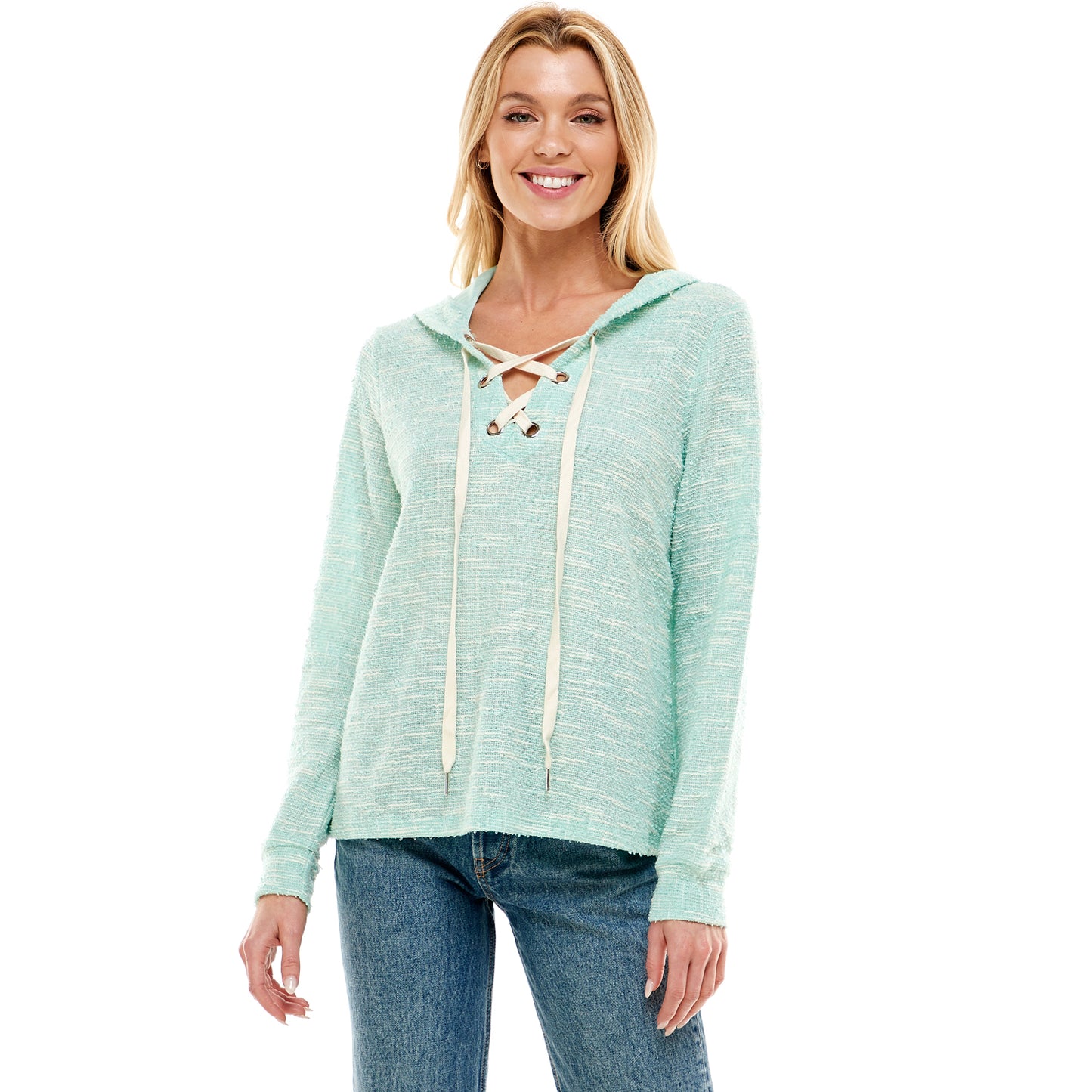 Hooded Long Sleeve Top