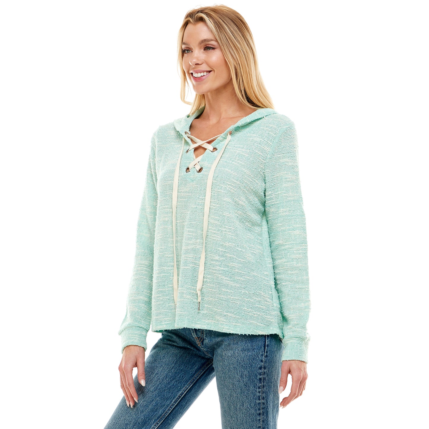 Hooded Long Sleeve Top