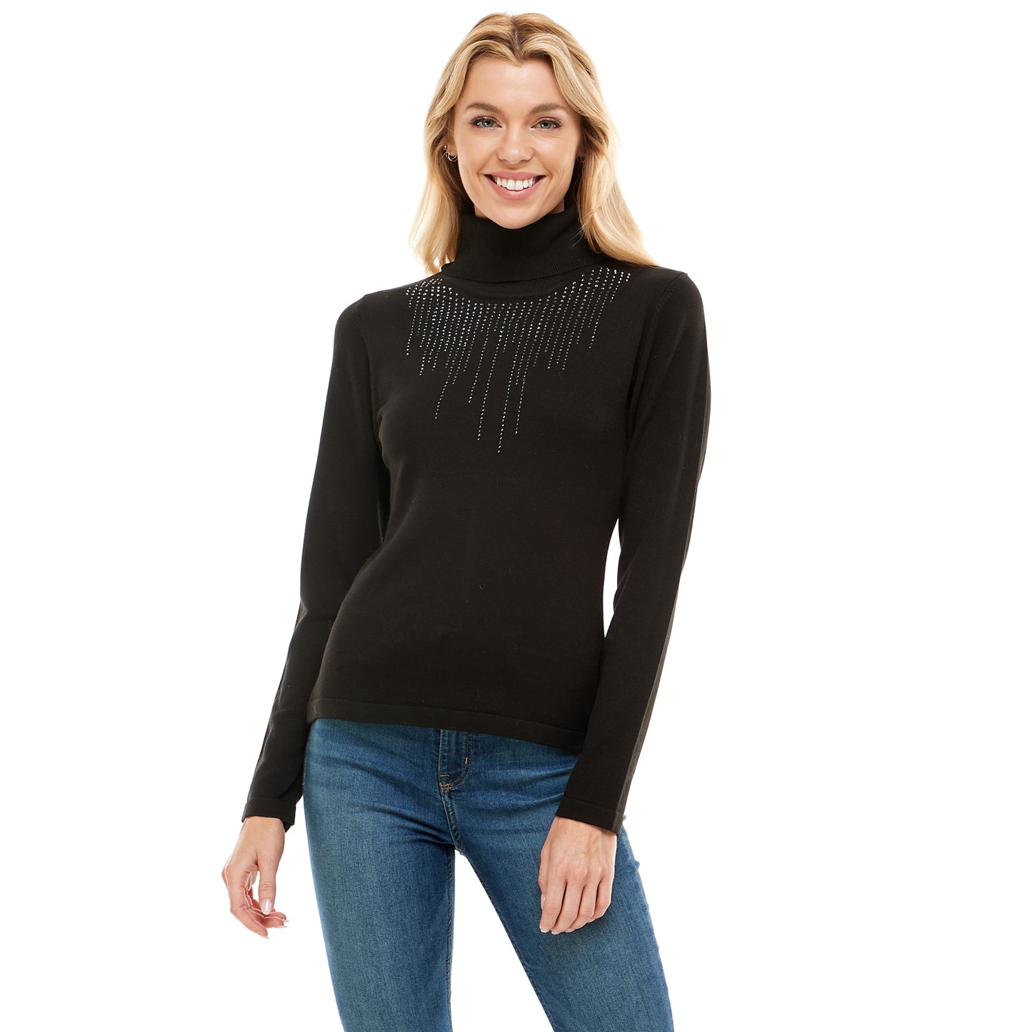 Long Sleeve High Neck Sweater