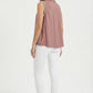 Women's Love & Piece Sleeveless Button-Down Top with Bead Trim