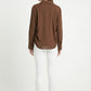 Women's June & Hudson Relaxed Side-Tie Long Sleeve Shirt