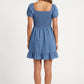 Women's As U Wish Smocked Ruffle Hem Dress