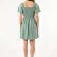 Women's As U Wish Flutter Sleeve Sweetheart Dress
