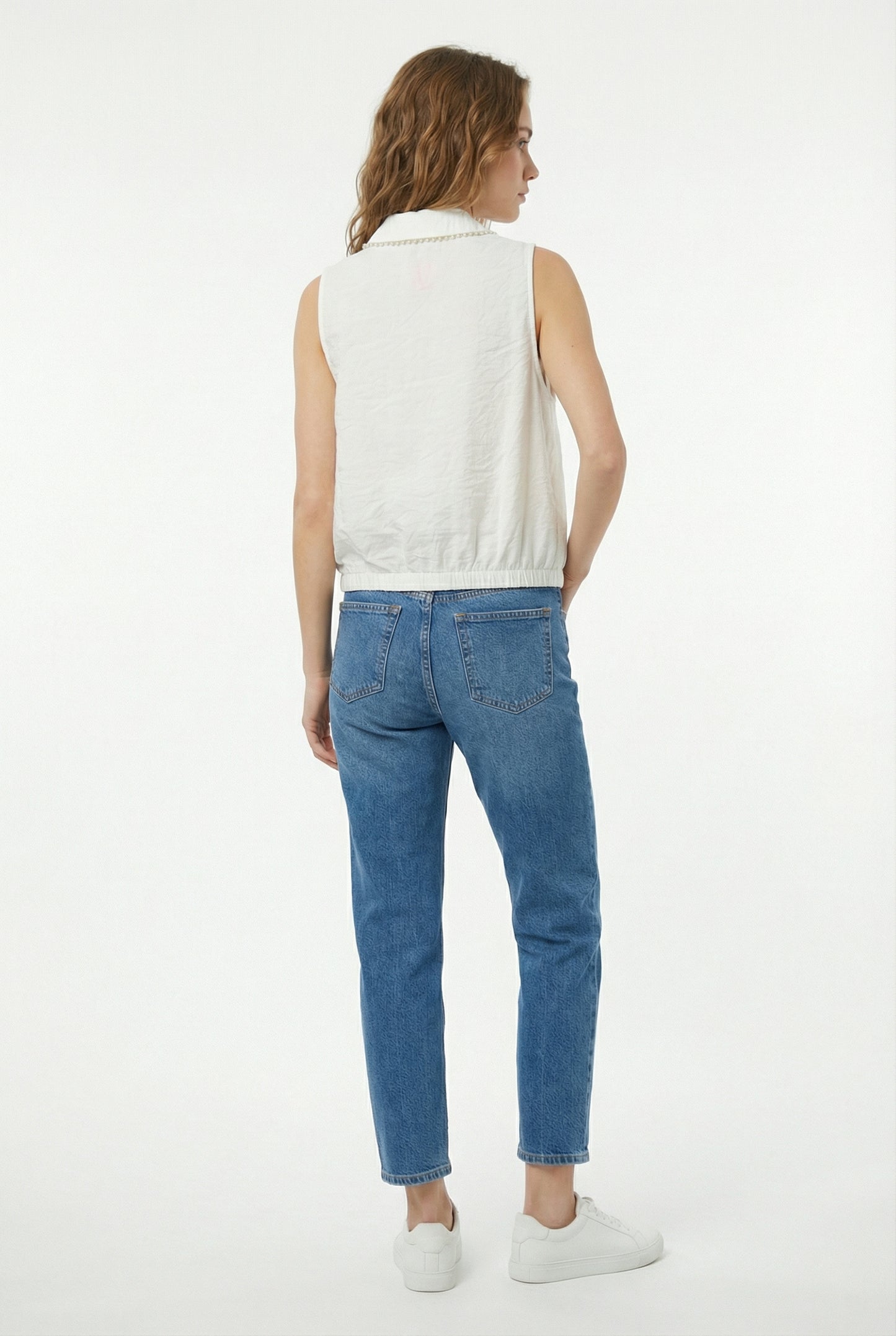 Women's Lily Star Effortless Sleeveless Top with Sparkle Detail