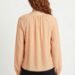 Women's Lily Star Pleated V-Neck Blouse