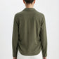 Women's June & Hudson Relaxed Side-Tie Long Sleeve Shirt