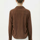 Women's June & Hudson Relaxed Side-Tie Long Sleeve Shirt