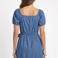 Women's As U Wish Ruffled Side-Tie Dress