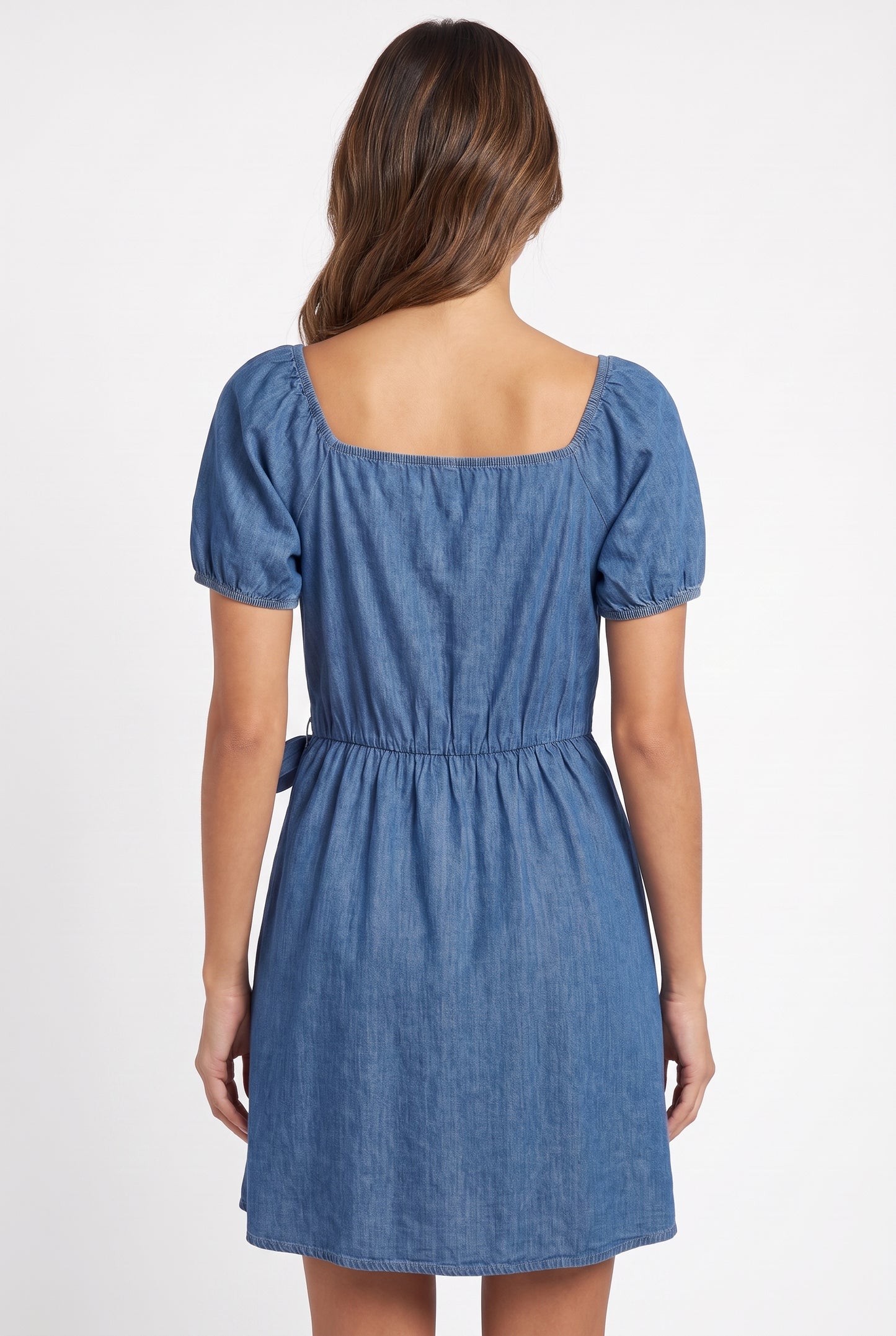Women's As U Wish Ruffled Side-Tie Dress