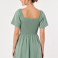 Women's As U Wish Flutter Sleeve Sweetheart Dress