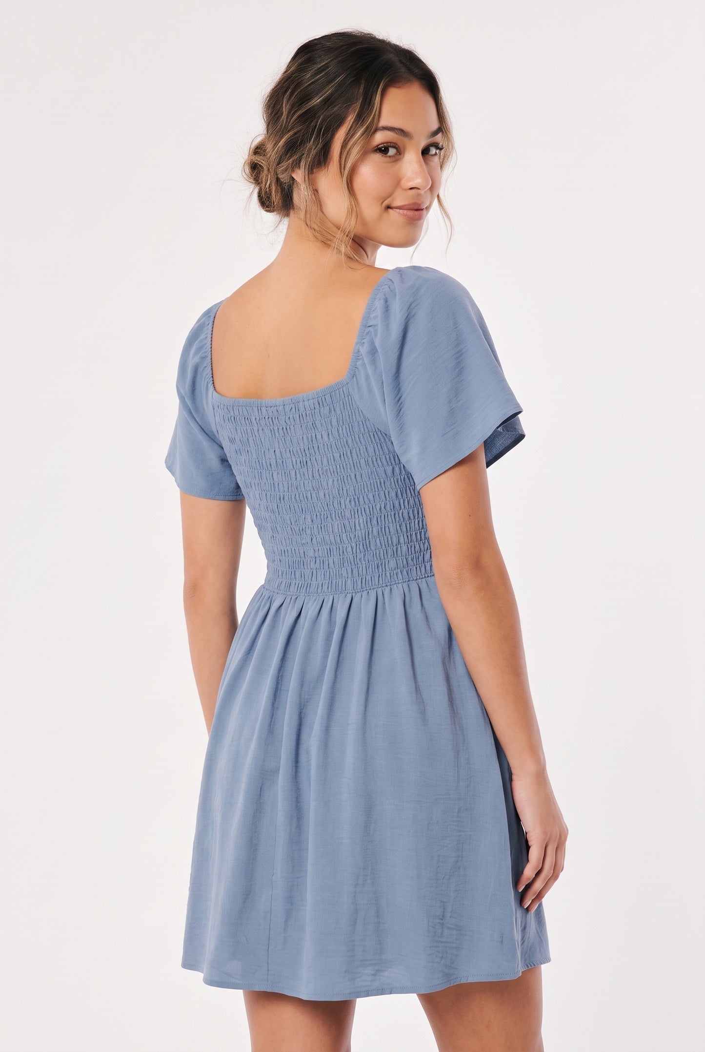 Women's As U Wish Flutter Sleeve Sweetheart Dress