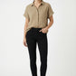 Women's Love & Piece Short-Sleeve Button-Up Shirt with Pocket