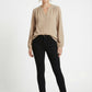 Women's Lily Star Effortless Sparkle Split Neck Blouse