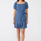 Women's As U Wish Ruffled Side-Tie Dress