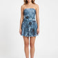 Women's As U Wish Strapless Mini Dress with Ruched Bodice