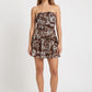 Women's As U Wish Strapless Mini Dress with Ruched Bodice