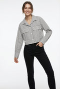 Women's Lily Star Striped Utility Crop Top