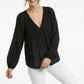 Women's Lily Star Breezy Embroidered V-Neck Top