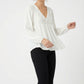 Women's Lily Star Breezy Embroidered V-Neck Top
