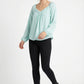 Women's Lily Star Pleated V-Neck Blouse