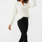 Women's Lily Star Effortless Sparkle Split Neck Blouse