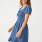 Women's As U Wish Smocked Ruffle Hem Dress