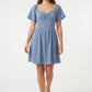 Women's As U Wish Flutter Sleeve Sweetheart Dress