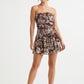 Women's As U Wish Strapless Mini Dress with Ruched Bodice