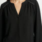 Women's Lily Star Effortless Sparkle Split Neck Blouse