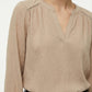 Women's Lily Star Effortless Sparkle Split Neck Blouse