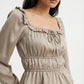Women's Love & Piece Romantic Ruffle Blouse with Tie Neck