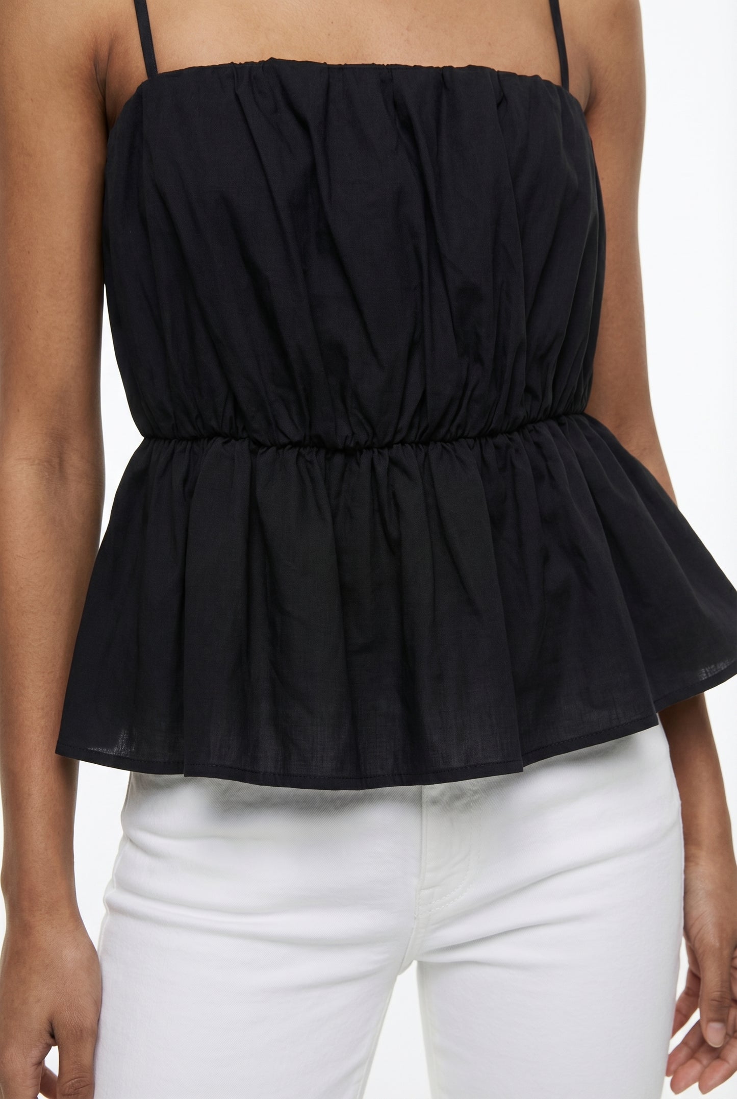 Women's Lily Star Breezy Gathered Waist Cami Top