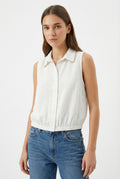 Women's Lily Star Effortless Sleeveless Top with Sparkle Detail