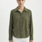 Women's June & Hudson Relaxed Side-Tie Long Sleeve Shirt