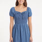 Women's As U Wish Smocked Ruffle Hem Dress