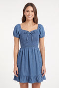 Women's As U Wish Smocked Ruffle Hem Dress