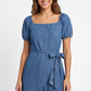 Women's As U Wish Ruffled Side-Tie Dress