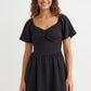 Women's As U Wish Flutter Sleeve Sweetheart Dress
