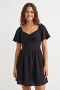 Women's As U Wish Flutter Sleeve Sweetheart Dress