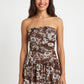 Women's As U Wish Strapless Mini Dress with Ruched Bodice