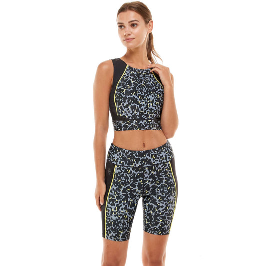 Animal Print Two Piece Activewear Set