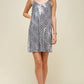 Art-Deco Sequins Social Party Dress